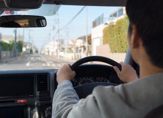 A person driving in Japan after converting a foreign driver's license